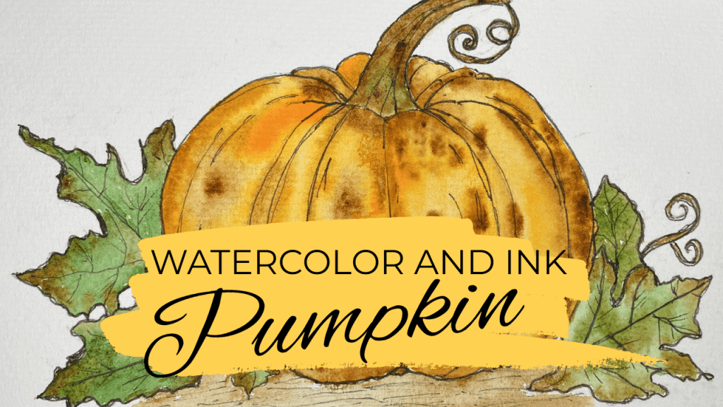 Pumpkin Watercolor Tutorial